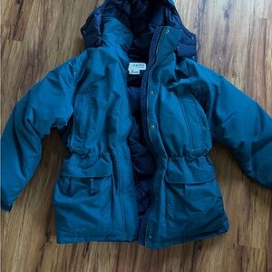 Columbia Women Teal Puffer Jacket